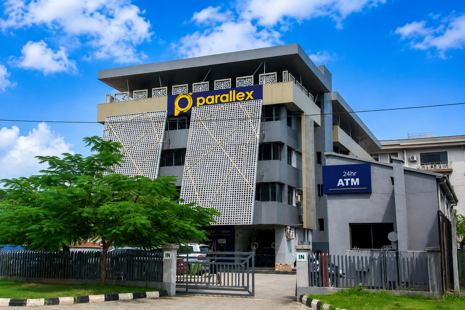Parallex Bank headquarters — commercial construction by 3A Design Solutions Lagos